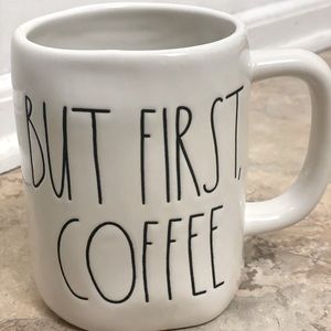 Rae Dunn BUT FIRST, COFFEE mug